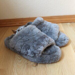 New UGG Australian Design Slide Slipper for Women, Size 10 - Gray